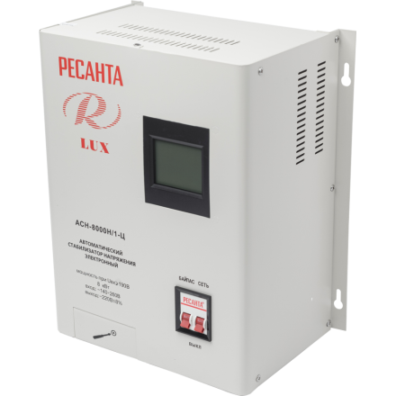 Стабилизатор напряжения серии LUX Ресанта АСН-8000Н/1-Ц