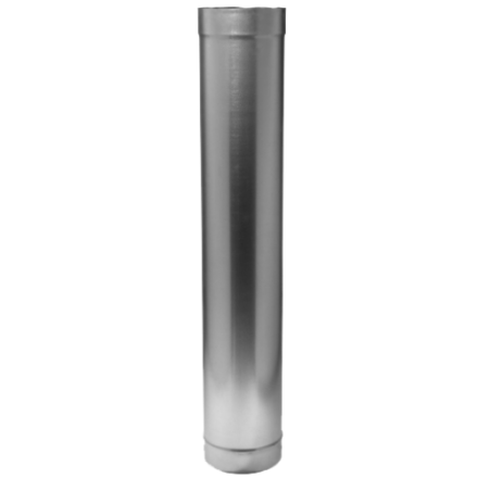 Труба 1 м из нержавейки Везувий 0,5 мм