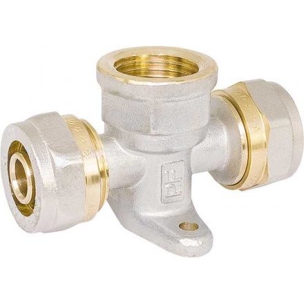 Тройник PROFACTOR стенной прямой 1/2''