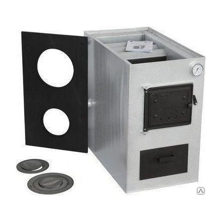 Котел твердотопливный стальной Сибирь КВО 12