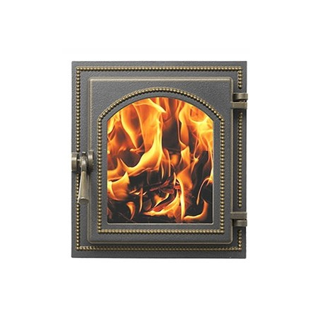 Дверка ВЕЗУВИЙ каминная 220 (Бронза)