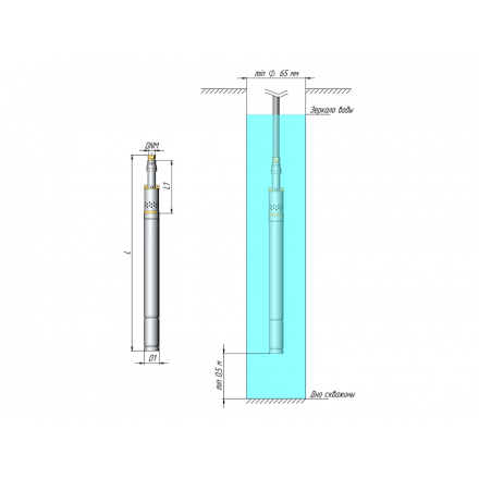 Насос скважинный погружной UNIPUMP ECO VINT 0