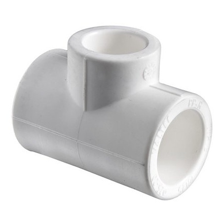 Тройник полипропиленовый белый
