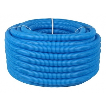 Трубка защитная гофрированная синяя Ø 44-52 мм