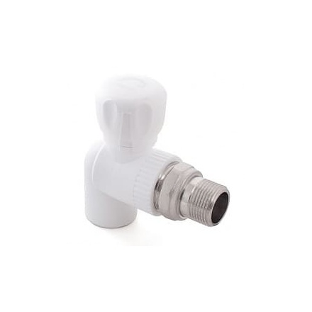 Кран шаровой радиаторный угловой ПП РосТурПласт