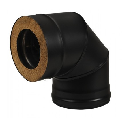 Сэндвич-отвод 90° Black Везувий