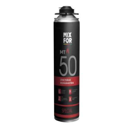 Огнестойкая монтажная пена Fire Resistant MT50