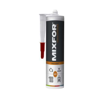 Герметик термостойкий силиконовый MIXFOR HiTemp МТ-79