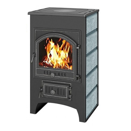 Печь-камин Везувий ПК-02 (205) с плитой талькохлорит 12 кВт