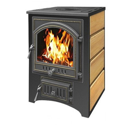 Печь-камин Везувий ПК-02 (205) с плитой песчаник 12 кВт