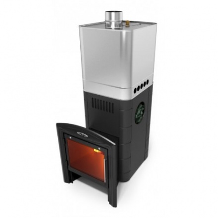 Печь для бани Термофор Бирюса 2013 Carbon Витра ЗК антрацит