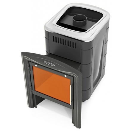 Печь для бани Термофор Компакт 2017 Inox Витра антрацит