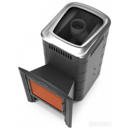 Печь для бани Термофор Тунгуска 2017 Inox Витра ТО антрацит