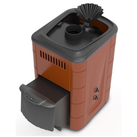 Печь для бани Термофор Гейзер Мини 2016 Inox ДА ЗК ТО терракота