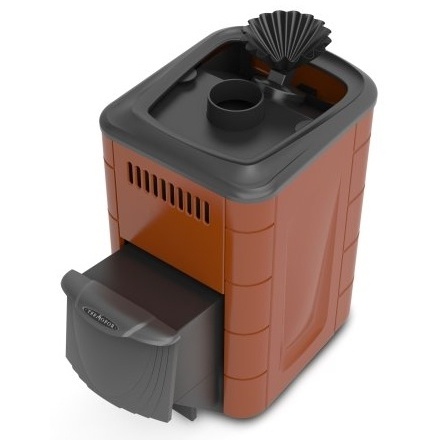 Печь для бани Термофор Гейзер Мини 2016 Carbon ДА ЗК терракота