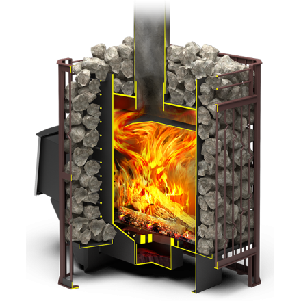Печь для бани Теплодар Тамань-Сетка 20 Т