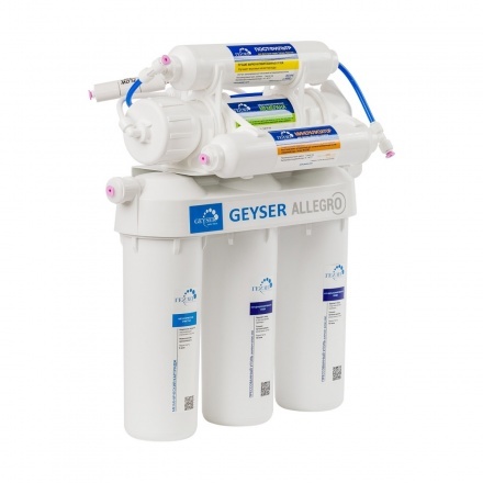 Система обратного осмоса Гейзер Аллегро-М (пластиковый бак 12 л)