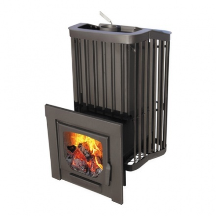 Печь для бани Варвара Терма Каменка панор. дверь