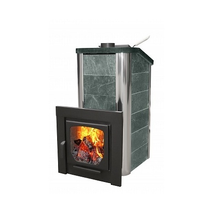 Печь для бани Варвара Терма Сказка облицовка талькохлорит