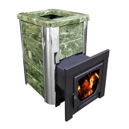 Печь для бани Варвара "Мини Сказка" обл. змеевик удл/т