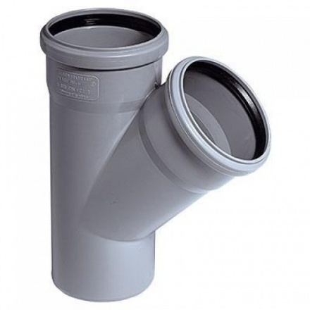 Тройник 110/110х45 РосТурПласт