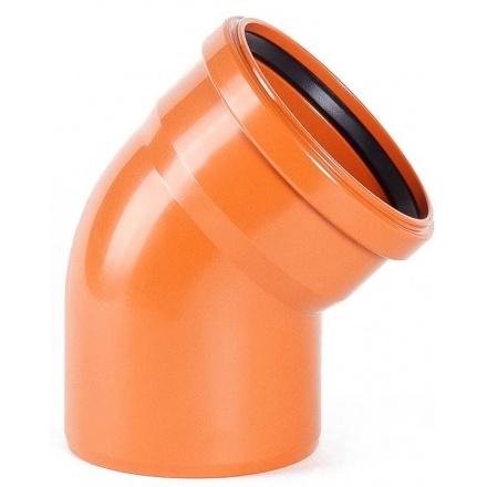 Колено ПП наруж 160 Хемкор