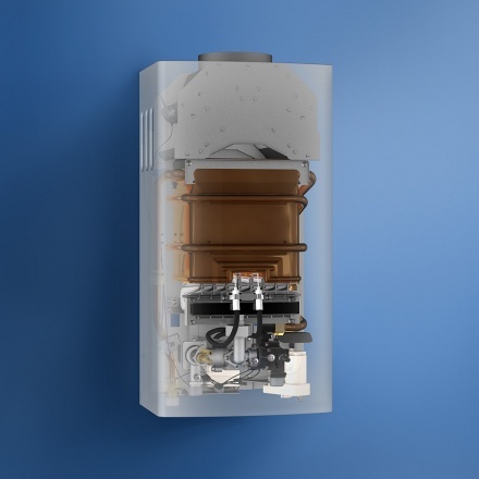 Газовый водонагреватель Neva 4510 без крышки