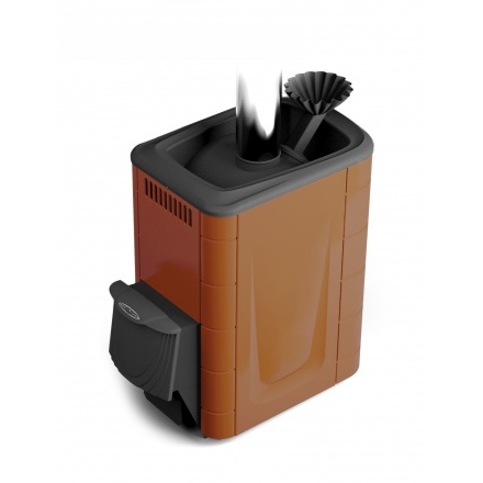 Банная печь Термофор Гейзер 2014 Inox ДА ЗК терракота