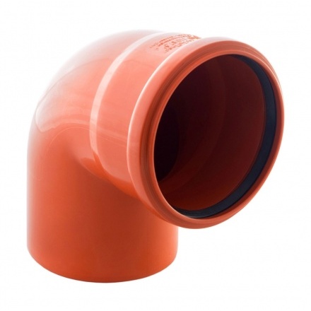 Колено ПП 160 наруж. РосТурПласт