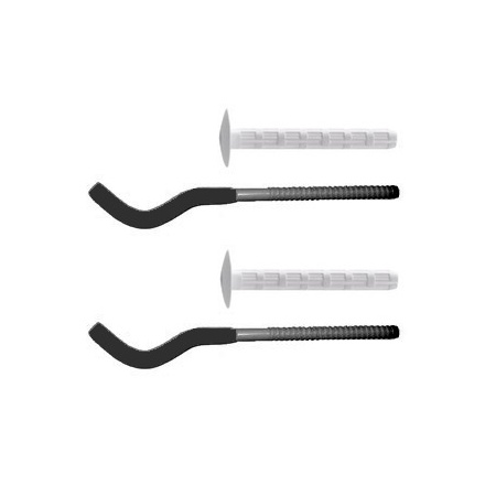 Комплект кронштейнов ROYAL THERMO с дюбелями черный