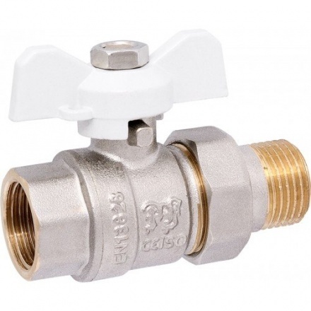 Кран шаровой STANDARD 1 1/4" американка, ручка - бабочка