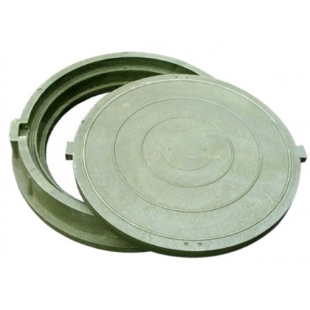 Люк полимерно-композитный тип "Л" зелёный 730х60