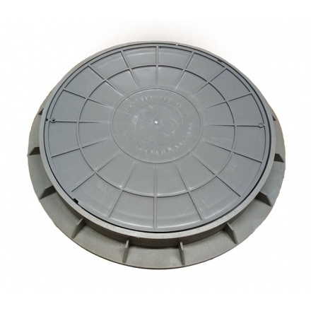 Люк садовый серый 15 кН