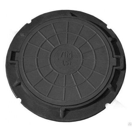 Люк садовый чёрный 15 кН