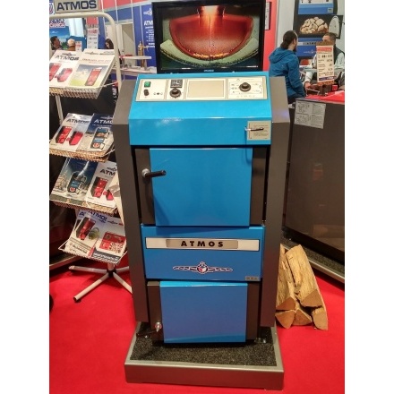 Твердотопливный пиролизный котел Atmos DC 25 S с пеллетной горелкой