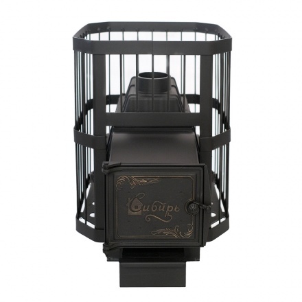 Печь банная чугунная СИБИРЬ 21 облегченная топка