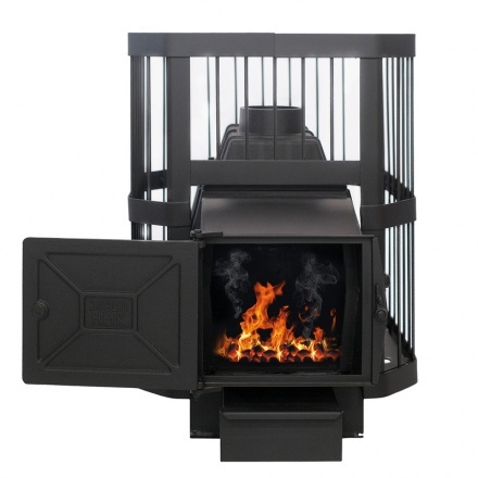 Печь банная чугунная СИБИРЬ 21 облегченная топка