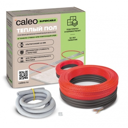 Нагревательный кабель Caleo Supercable 18W-40
