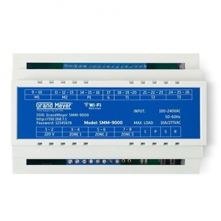 Беспроводной Wi-Fi терморегулятор-метеостанция Grand Meyer SMM-9000