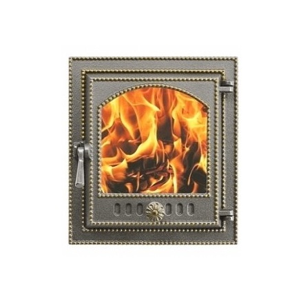 Дверка ВЕЗУВИЙ каминная 210 (Бронза)