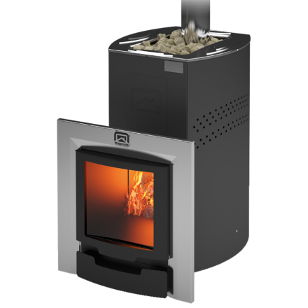 Печь для бани Теплодар Домна-20 ЛК Панорама (без дверцы)