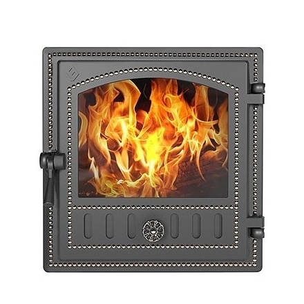 Дверка ВЕЗУВИЙ каминная 280 (Бронза)