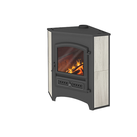 Камин ЭТНА (БКД) угловой "Беж" 115 мм