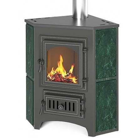 Печь-камин Везувий ПК-01 (220) угловой змеевик 9 кВт