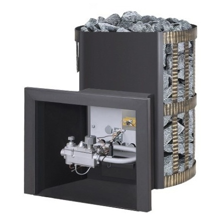 Печь газодровяная для бани Везувий Скиф Ковка 18 (ДТ-3)