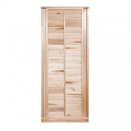 Дверь для бани входная деревянная глухая липа 1900x700