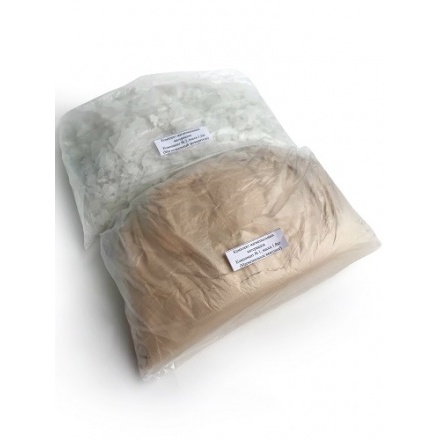 Клей двухкомпонентный для соляных кирпичей (плитки) 3 кг
