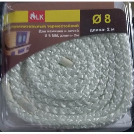 Шнур термостойкий (2 м/п) 8 мм