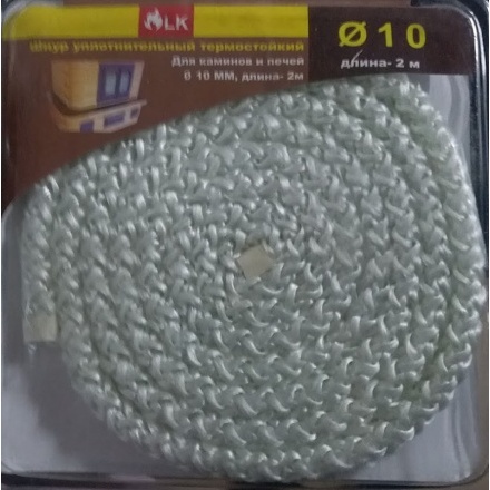 Шнур термостойкий (2 м/п) 10 мм