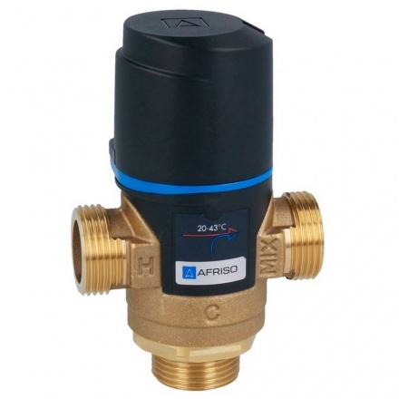 Трехходовой термостатический смесительный клапан AFRISO ATM 341